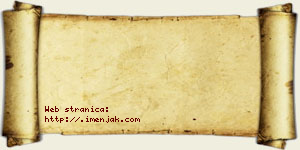 Mina Radojković vizit kartica